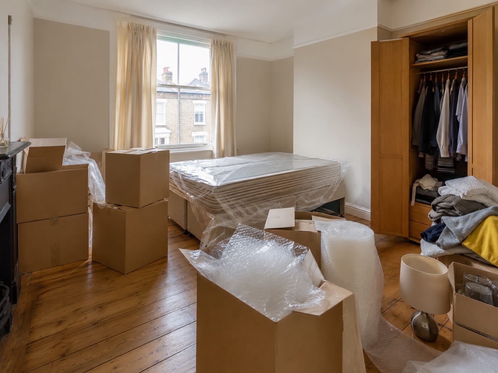 View the Bedroom move before and after comparison